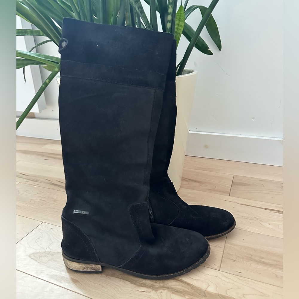 Diesel knee high boots